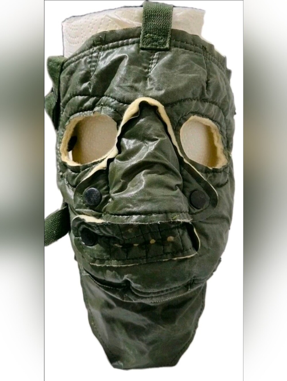 1977 Military Mask Extreme Cold Weather Nylon Green Breathable, Riddler Mask